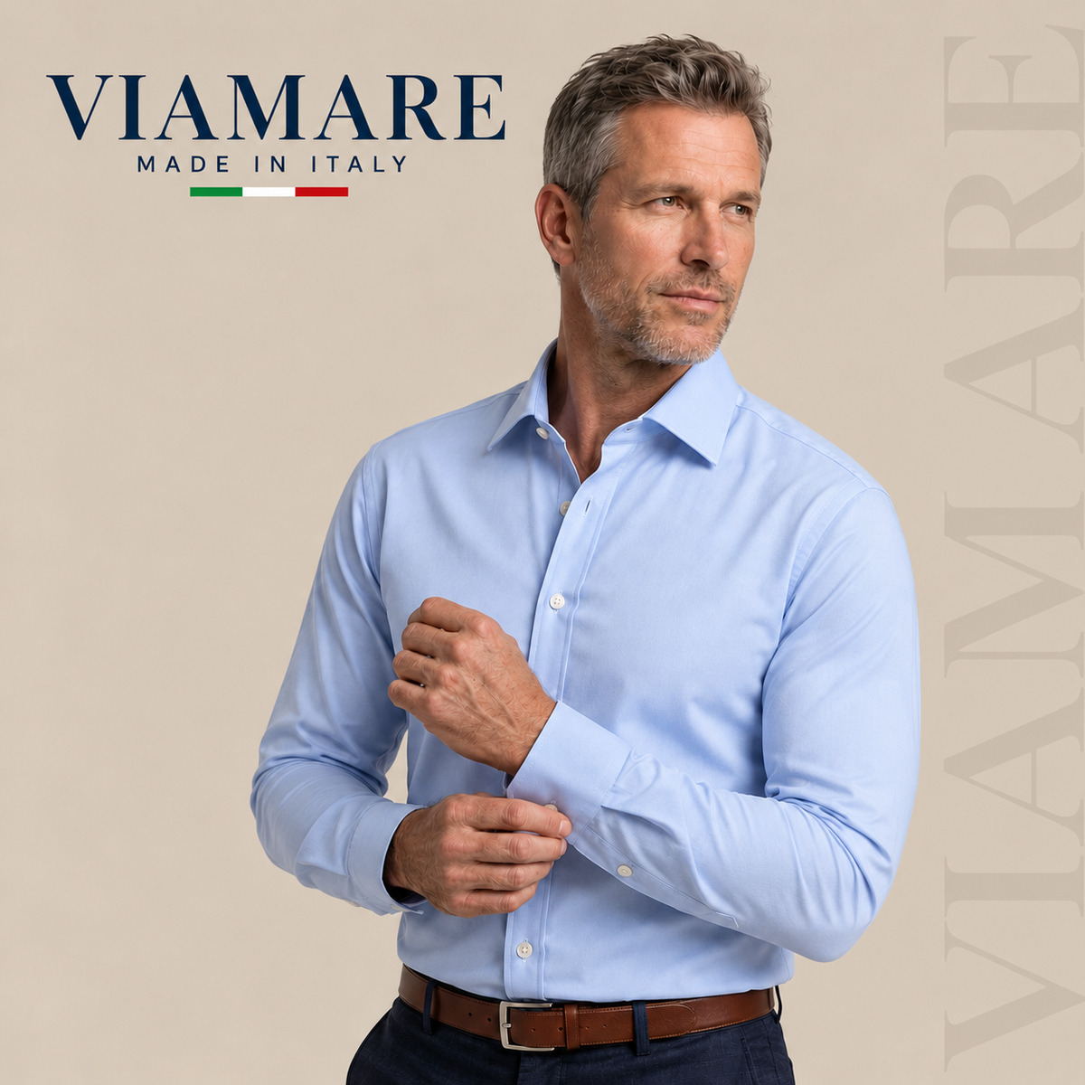 The Viamare Shirt™ — Camicia Antipiega